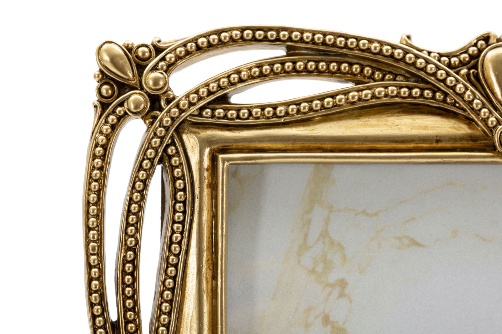 Bilderrahmen Geflochten Gold Klein – Fotorahmen Deko