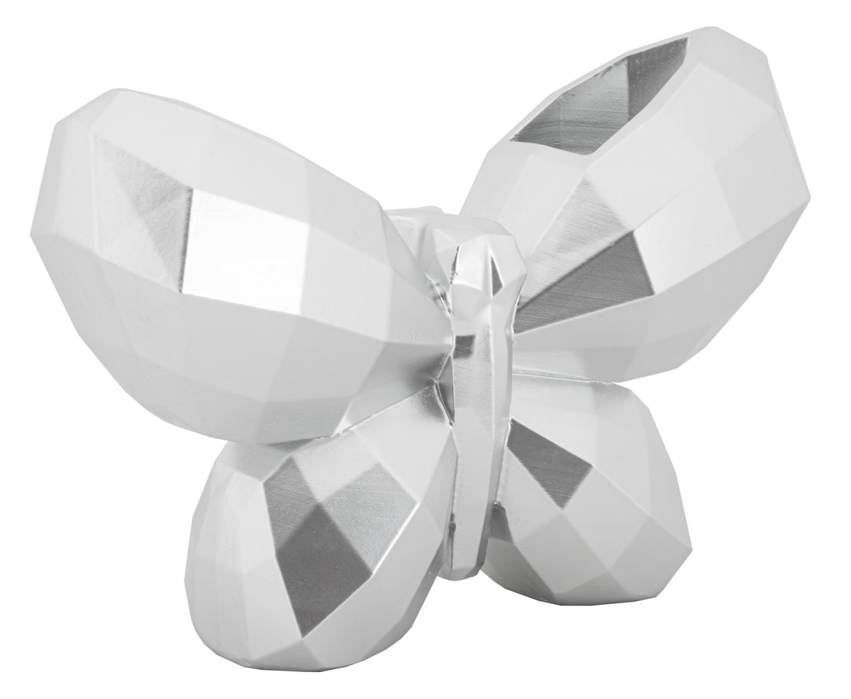 Vase Schmetterling Silber – Blumenvase Deko