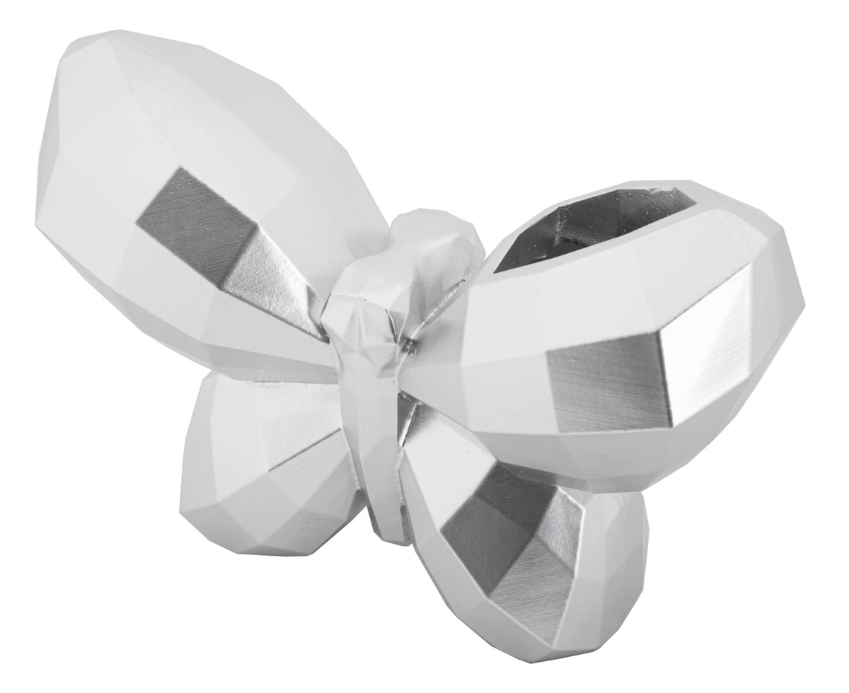 Vase Schmetterling Silber – Blumenvase Deko
