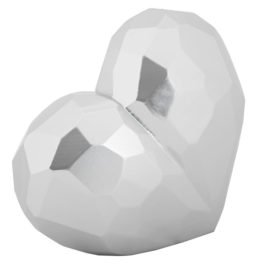 Vase Herz Silber – Blumenvase Deko