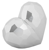 Vase Herz Silber – Blumenvase Deko