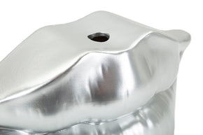 Vase Lippen Silber – Blumenvase Deko