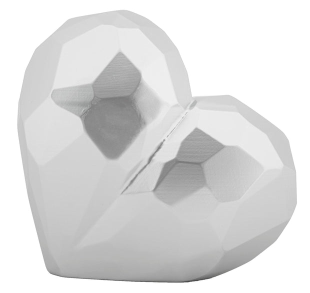 Vase Herz Silber – Blumenvase Deko