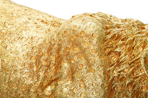 Dekofigur Leopard Gold – Tierfigur