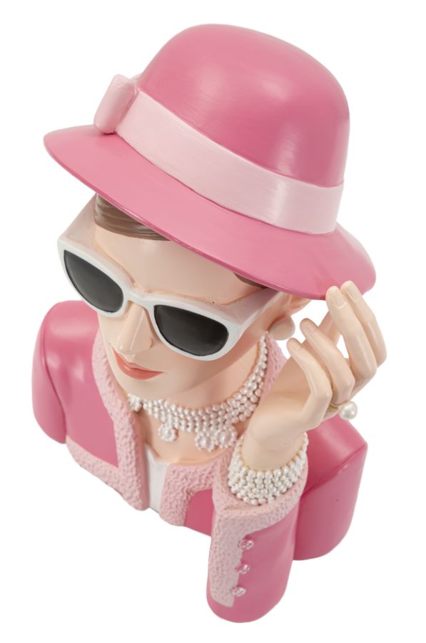 Dekofigur Paris Frau Strahlend Bunt 26 cm – Skulptur Deko