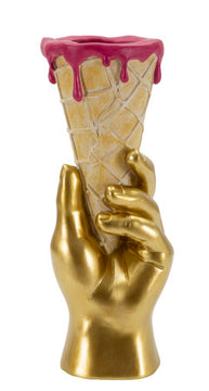 Dekofigur Blütenkegel Bunt 31 cm – Skulptur Deko