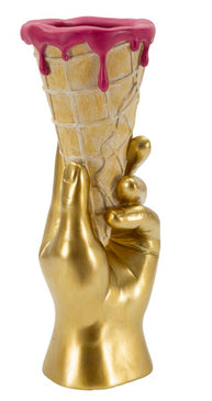 Dekofigur Blütenkegel Bunt 31 cm – Skulptur Deko