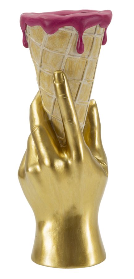 Dekofigur Blütenkegel Bunt 31 cm – Skulptur Deko