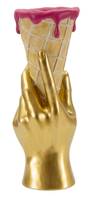 Dekofigur Blütenkegel Bunt 31 cm – Skulptur Deko