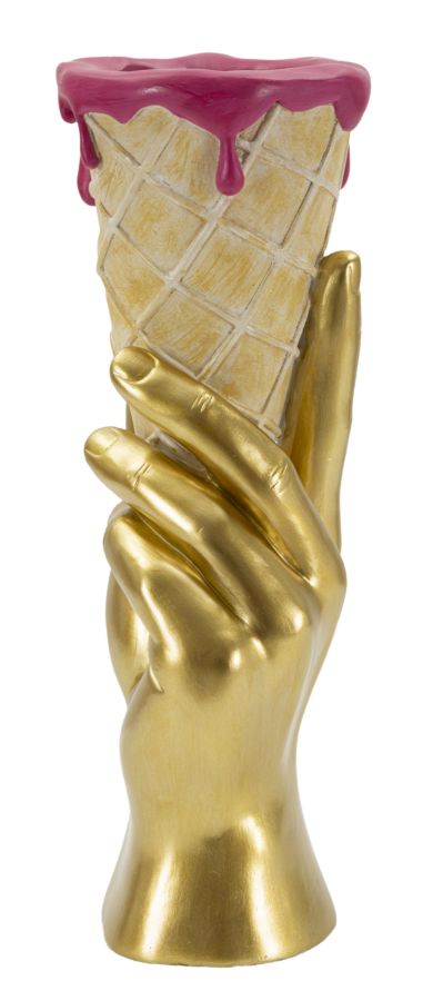 Dekofigur Blütenkegel Bunt 31 cm – Skulptur Deko
