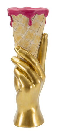Dekofigur Blütenkegel Bunt 31 cm – Skulptur Deko