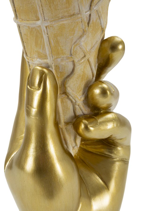 Dekofigur Blütenkegel Bunt 31 cm – Skulptur Deko