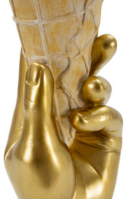 Dekofigur Blütenkegel Bunt 31 cm – Skulptur Deko