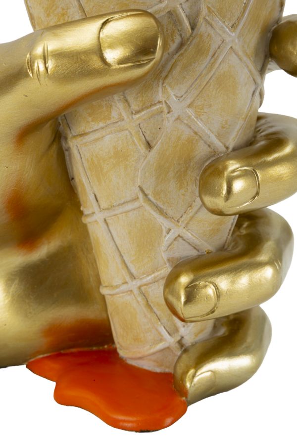 Dekofigur Blütenkegel Bunt 26 cm – Skulptur Deko