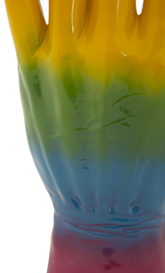 Dekofigur Hand OK Regenbogen – Skulptur Deko