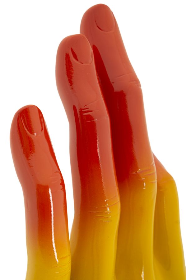 Dekofigur Hand OK Regenbogen – Skulptur Deko