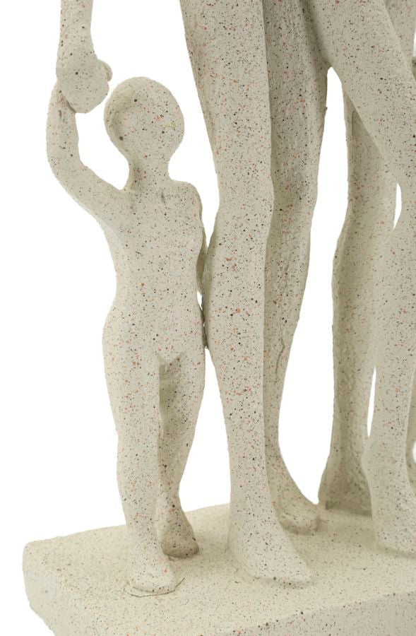 Stons Familie Creme – Skulptur Deko
