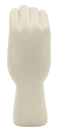 Dekofigur Hände Herz Creme – Skulptur Deko