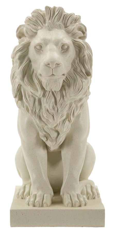 Stons Löwe Creme – Skulptur Deko