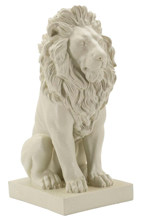 Stons Löwe Creme – Skulptur Deko