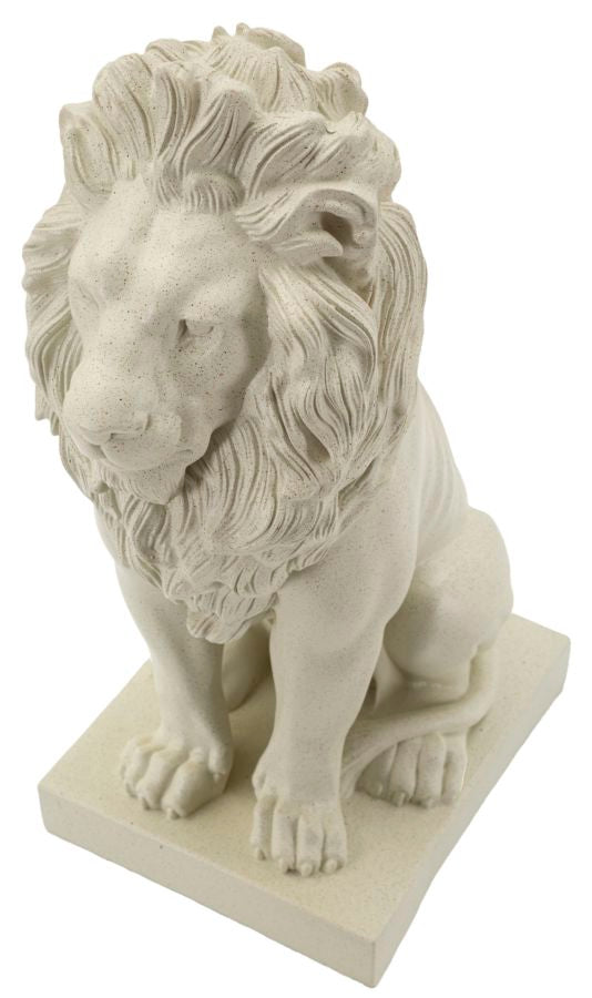 Stons Löwe Creme – Skulptur Deko