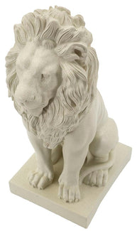 Stons Löwe Creme – Skulptur Deko
