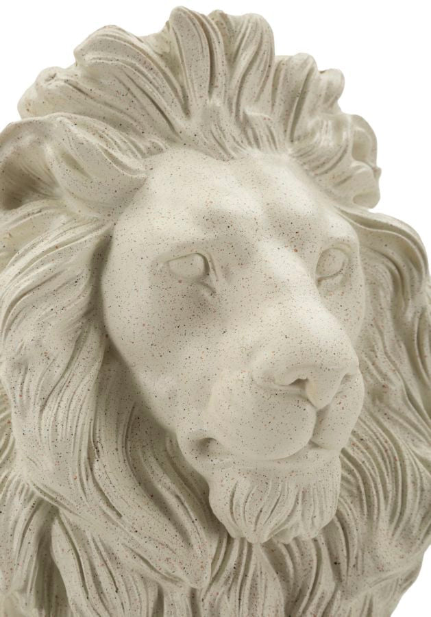 Stons Löwe Creme – Skulptur Deko