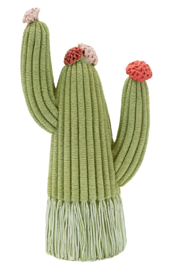 Dekofigur Kaktus Bunt 20,5 cm – Skulptur Deko
