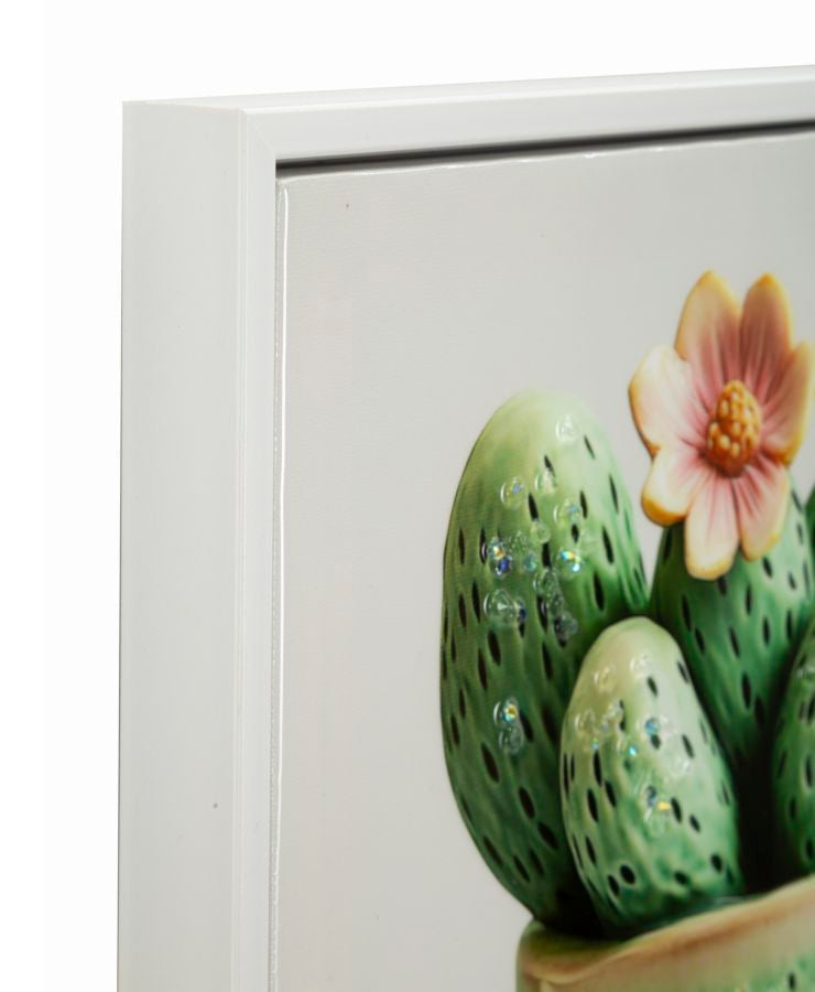 Wandbild Kaktus 40 cm A – Leinwandbild Deko