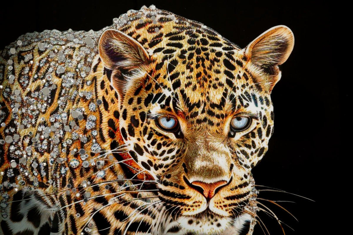 Wandbild Jaguar 82 cm A – Leinwandbild Deko