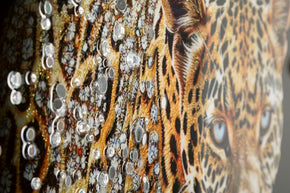 Wandbild Jaguar 82 cm A – Leinwandbild Deko