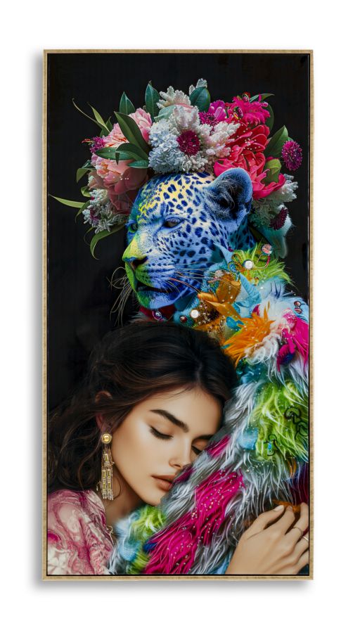 Wandbild Moira 102 cm B – Leinwandbild Deko