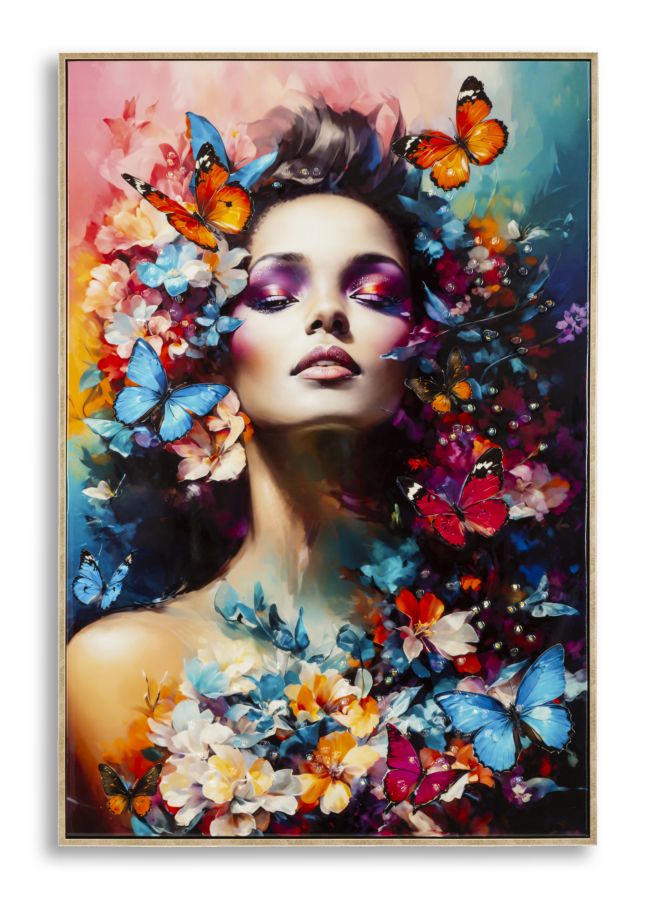 Wandbild Gemälde 92 cm A – Leinwandbild Deko