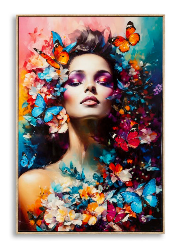 Wandbild Gemälde 92 cm A – Leinwandbild Deko