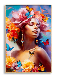 Wandbild Gemälde 92 cm B – Leinwandbild Deko