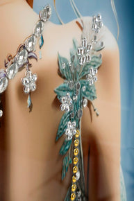 Wandbild Isabel Blumen 102 cm A – Leinwandbild Deko