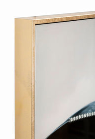 Wandbild Frau mit Hut 92 cm E – Leinwandbild Deko