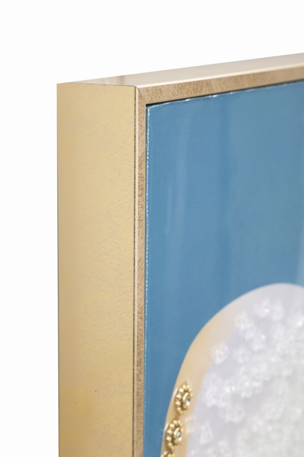 Wandbild Frau mit Hut 92 cm F – Leinwandbild Deko
