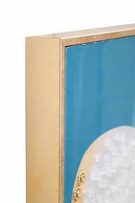 Wandbild Frau mit Hut 92 cm F – Leinwandbild Deko