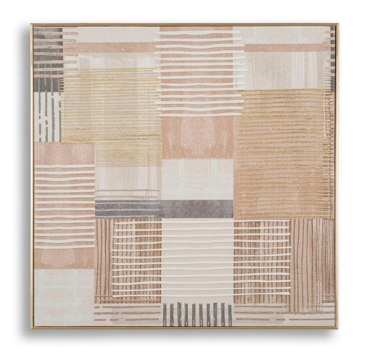 Wandbild Linien 60 cm – Leinwandbild Deko