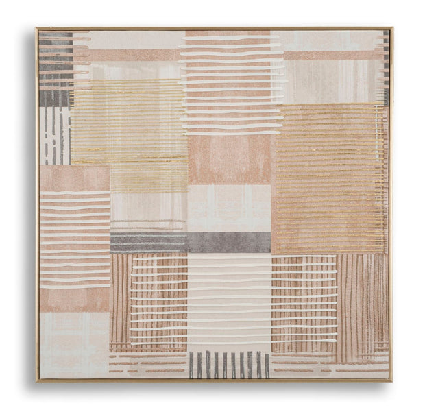 Wandbild Linien 60 cm – Leinwandbild Deko