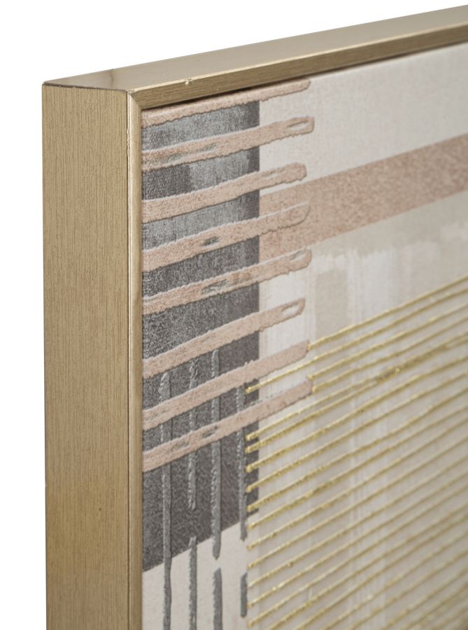 Wandbild Linien 60 cm – Leinwandbild Deko