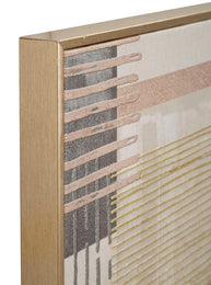 Wandbild Linien 60 cm – Leinwandbild Deko