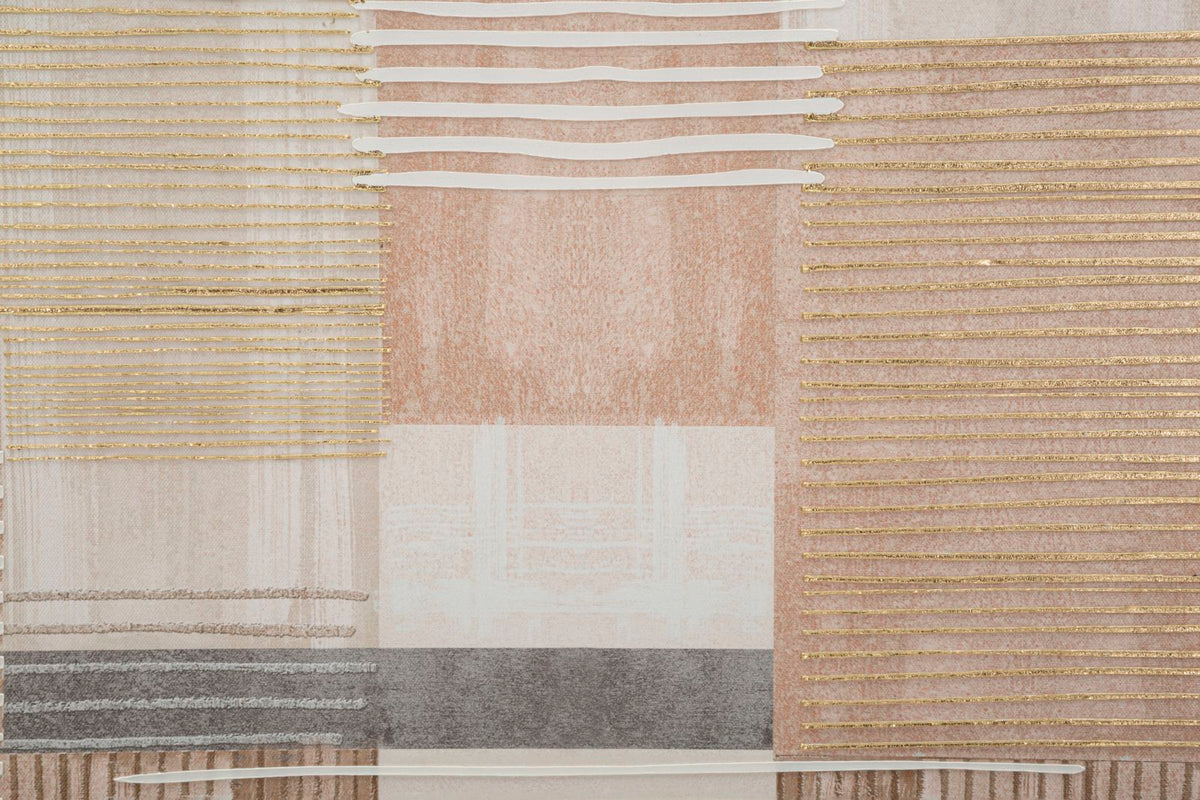 Wandbild Linien 60 cm – Leinwandbild Deko