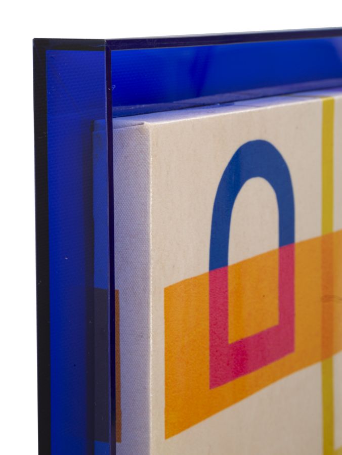 Wandbild Abstrakt Modis Bunt 60×80 cm B – Leinwandbild Deko