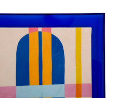 Wandbild Abstrakt Modis Bunt 60×80 cm B – Leinwandbild Deko
