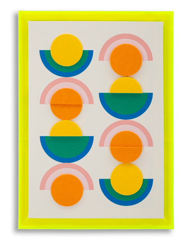 Wandbild Pop Art Geometrisch 70 cm – Leinwandbild Deko