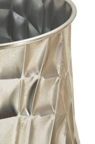 Blumenvase Silber 3er Set 38,5 cm