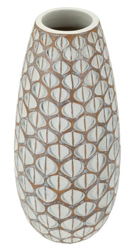 Blumenvase Tibet Weiß – Dekovase