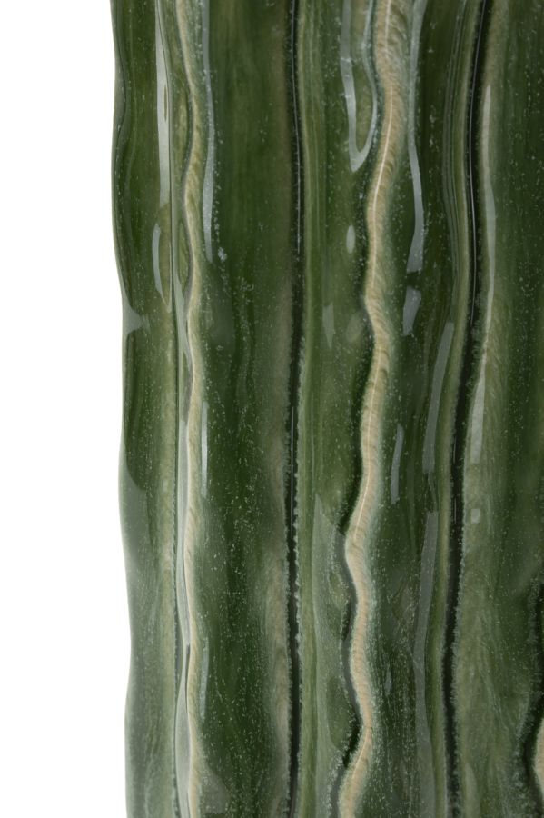 Blumenvase Kaktus Grün 31,5 cm – Dekovase